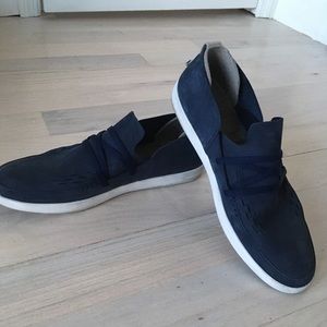 Timberland Men’s Navy Leather Slip-On Shoes